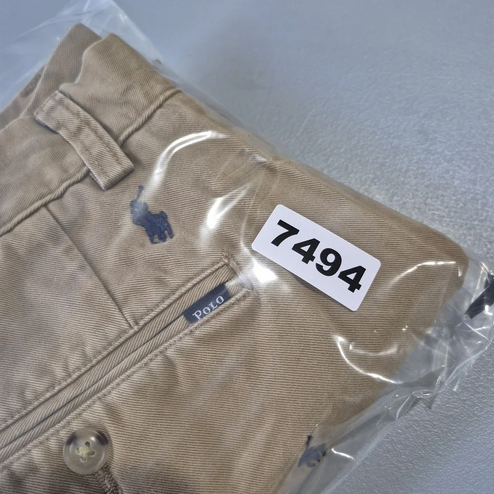 Polo Ralph Lauren Shorts Mens 35 Khaki Tan Classic Fit 9